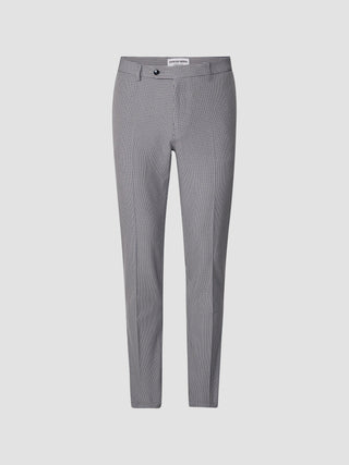 Essential Suit Pants Slim Duo Check Blue