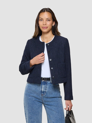 Bouclé & blue