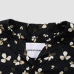 Breeze Bowling Short Sleeve Shirt Black Flowers