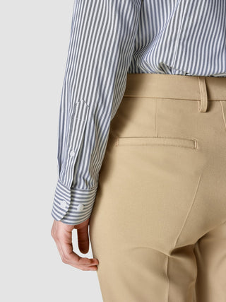 Business Shirt Slim Navy Stripes