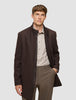 Casentino Wool Coat Saddle Brown