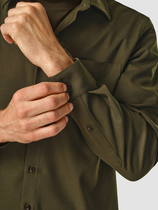 Casual Shirt Forest Green