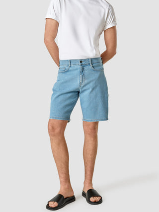 Classic Denim Shorts Bright Blue