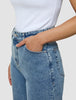 Women's Classic Jeans Relaxed Fit Snow Blue Wash