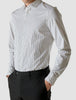 Classic Shirt Black Stripes Slim