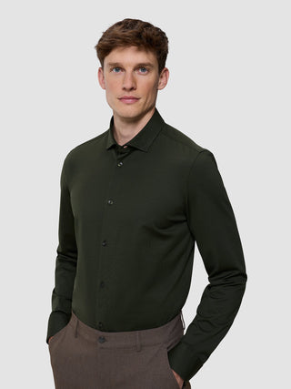Classic Shirt Green Night Slim