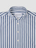 Classic Shirt Dusky Blue Stripe Slim