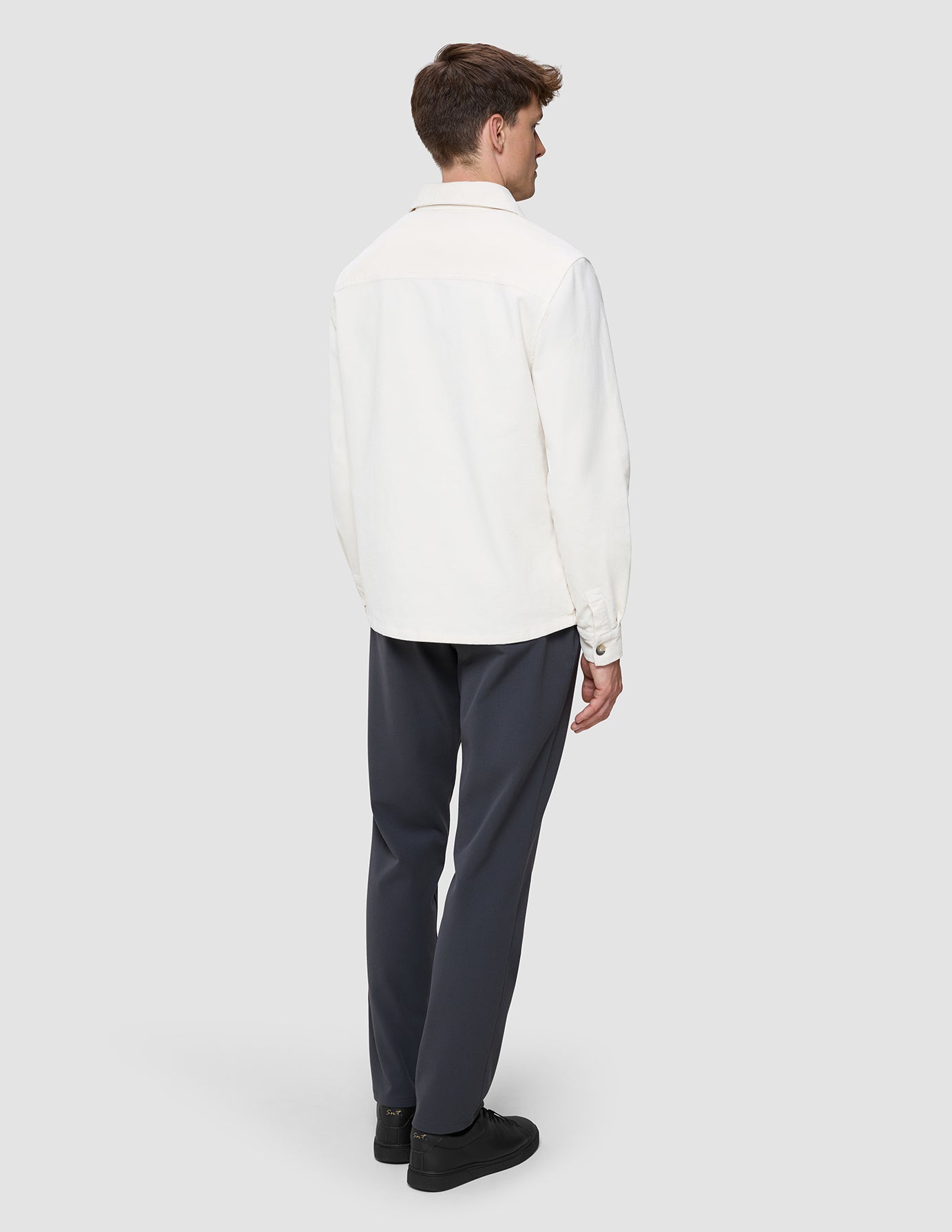 Corduroy Overshirt Off White