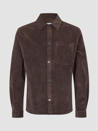 Corduroy Overshirt Espresso