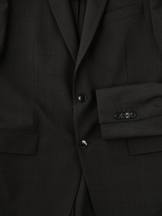 Essential Blazer Regular Black Check