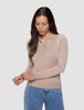 Women's Elevated Knit Polo Copper Melange