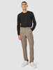 Essential Pants Regular Dark Beige Melange