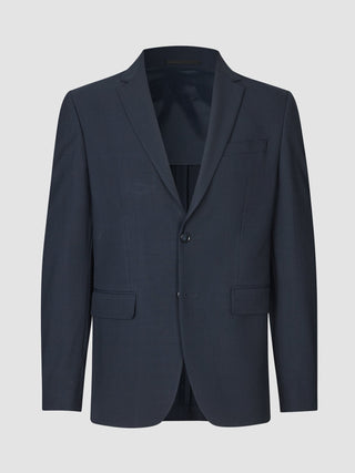 Essential Blazer Regular Dark Blue Check