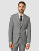 Essential Blazer Regular Dark Grey Melange