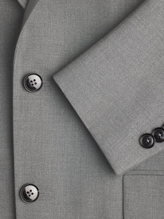 Essential Blazer Slim Dark Grey Melange