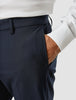 Essential Suit Pants Slim Dark Blue Check