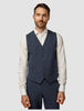 Essential Vest Dark Blue Check