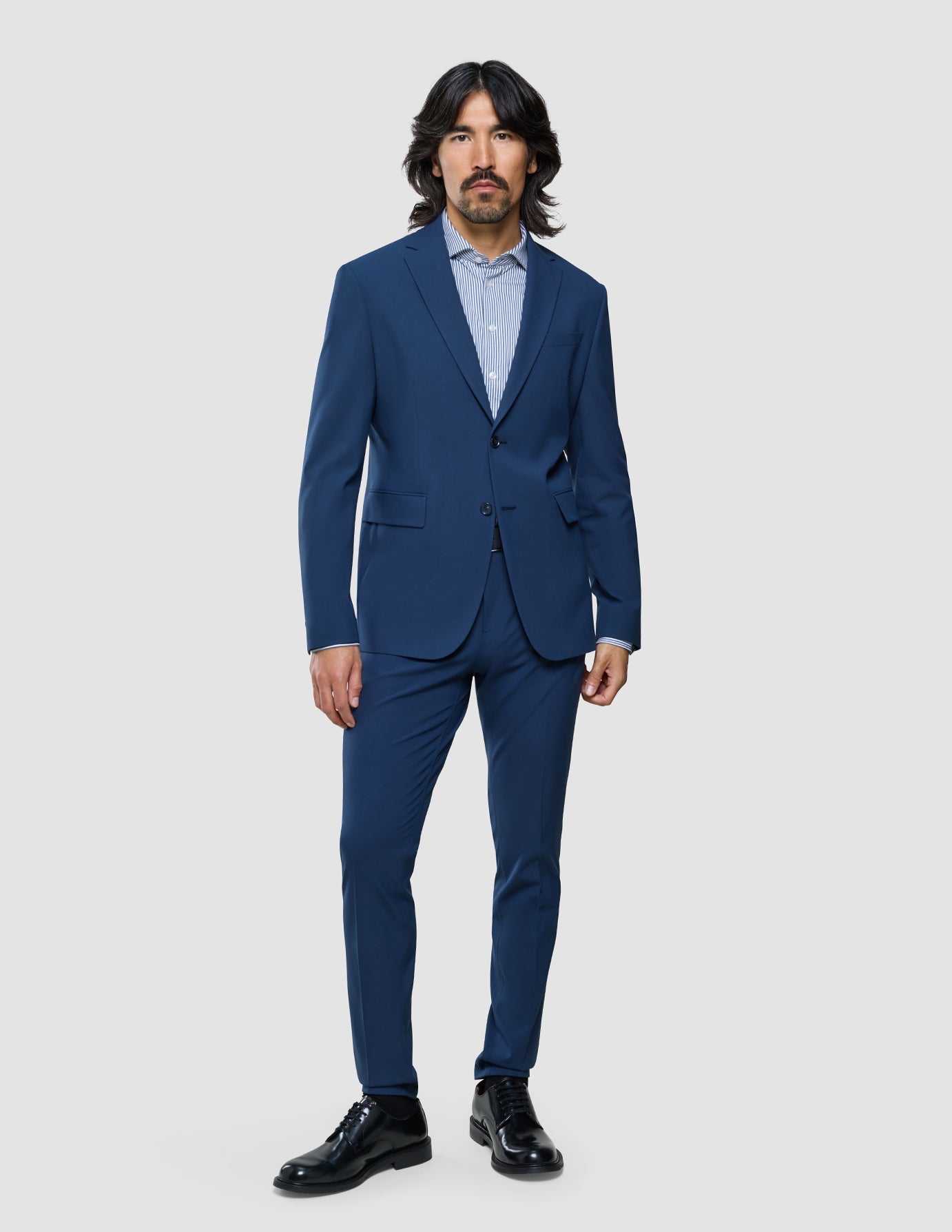 Essential Blazer Slim Marine Blue