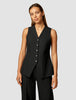Essential Vest Long Black