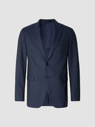 Essential Blazer Navy Melange Regular