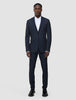 Essential Blazer Navy Stripes Slim