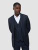 Essential Blazer Navy Stripes Slim