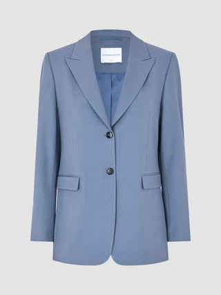 Women's Essential Blazer Frost Blue