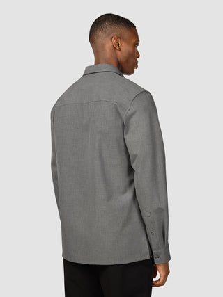 Essential Overshirt Cloud Grey