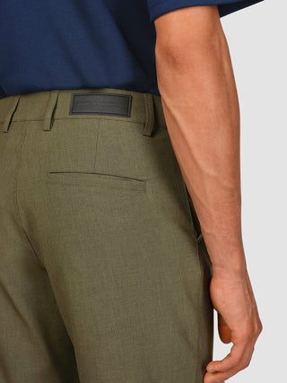 Essential Pants Regular Remote Green Melange