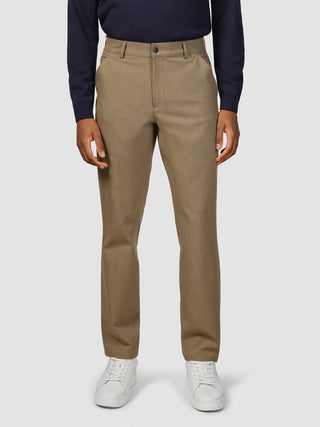 Essential Pants Regular Vintage Brown Melange