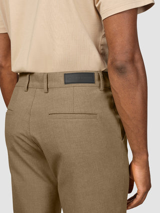 Essential Pants Slim Vintage Brown Melange