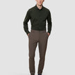 Essential Pants Slim Saddle Brown Melange