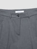 Women's Essential Pants Straight Dark Grey Melange
