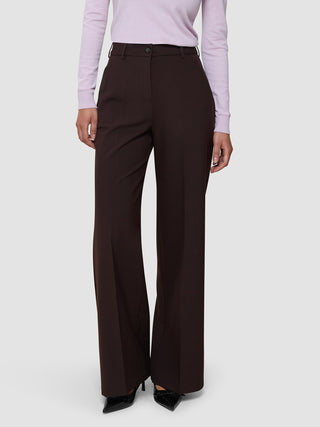 Women's Essential Pants Wide Espresso