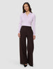 Women's Essential Pants Wide Espresso