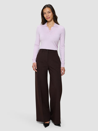 Women's Essential Pants Wide Espresso