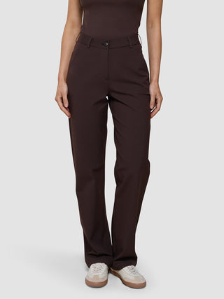 Women's Essential Pants Straight Espresso