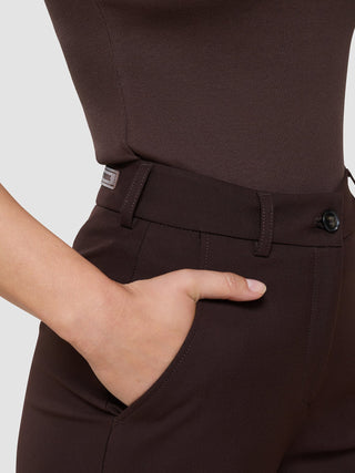 Women's Essential Pants Straight Espresso