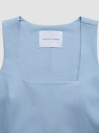 Women's Essential Spencer Dress Sky Blue Melange