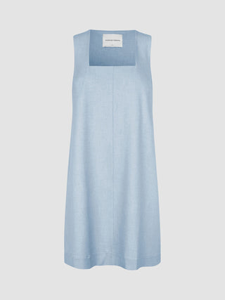 Women's Essential Spencer Dress Sky Blue Melange