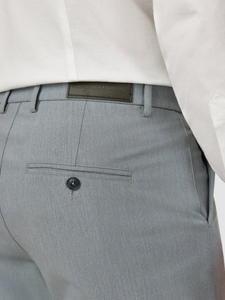 Essential Suit Pants Regular Light Blue Melange