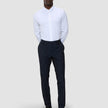 Essential Suit Pants Slim Navy Stripes