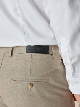 Essential Suit Pants Regular Beige Melange