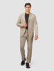 Essential Suit Pants Relaxed Fit Beige Melange