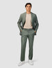 Essential Suit Pants Relaxed Fit Green Melange