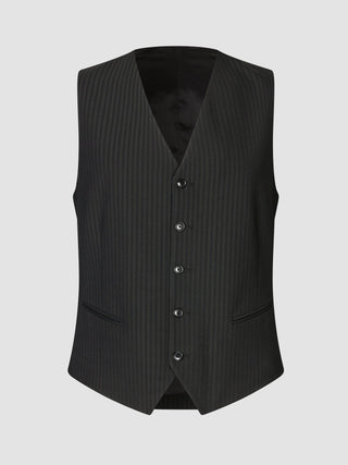 Essential Vest Asphalt Pinstripe