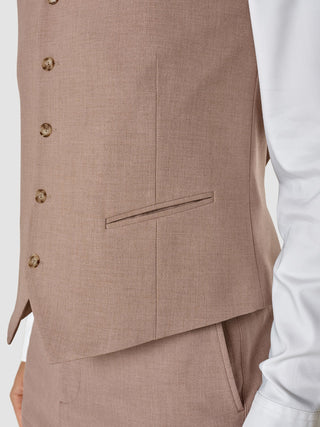 Essential Vest Dusty Lilac Melange