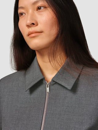 Essential Set Short Zip Jacket & Wide Pants