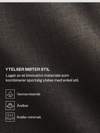 Essential Pants Slim Remote Green Melange
