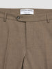 Essential Suit Pants Slim Saddle Brown Melange